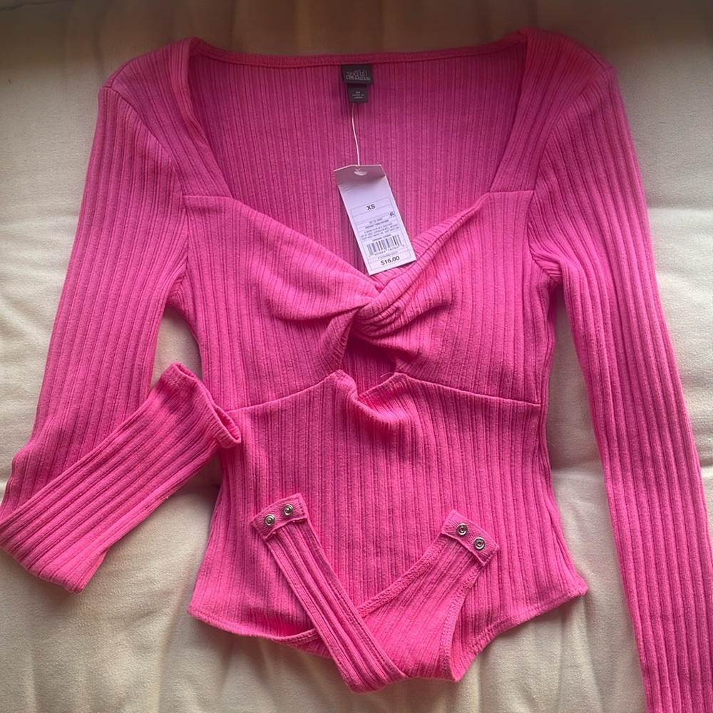 Brand new Wild Fable hot pink bodysuit
